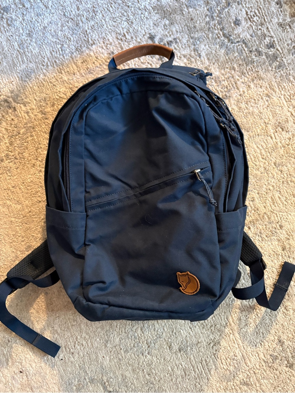 Fjallraven Navy Blue Backpack